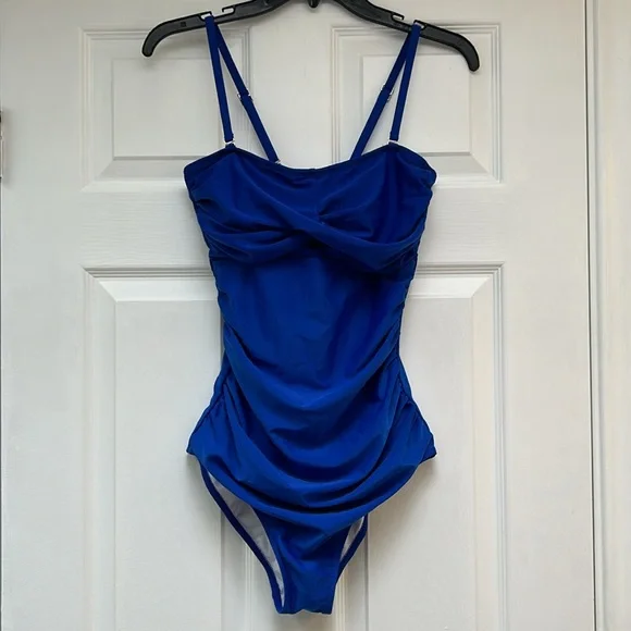 Smismivo Tummy Control Ruched One Piece Swimwear-Size M NWT - Picture 1 of 11